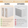 GUDEMAY Bed Sheet Organizers and Storage Plastic, 4 pcs Foldable
