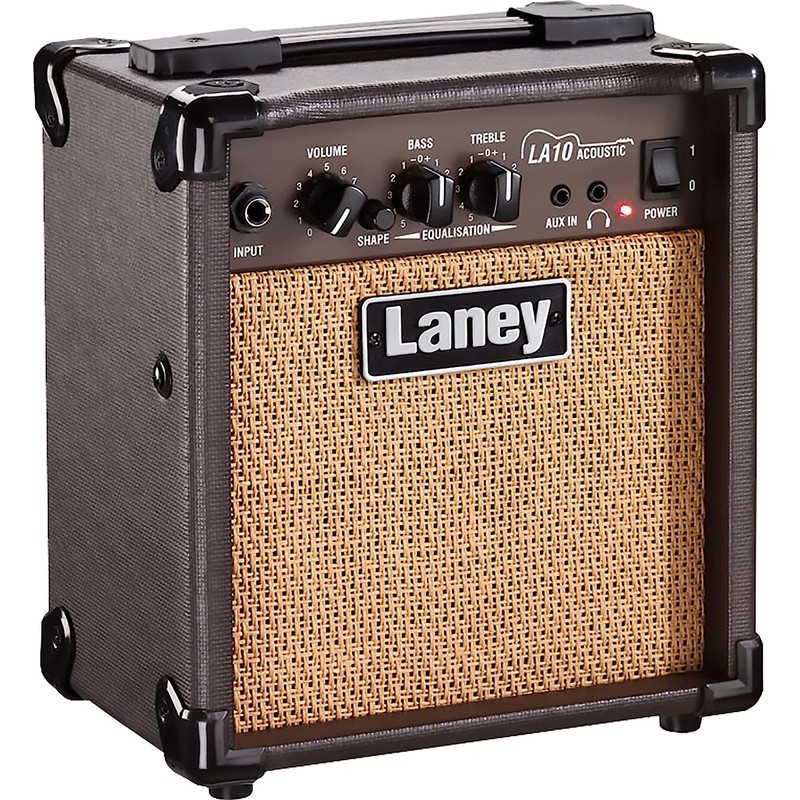 Laney LA10 Acoustic Guitar Combo 10W 5 Inch Woofer, Black
