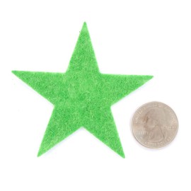 Playfully Ever After 3 inch Mixed Color Assortment 40pc Felt Star Stickers
