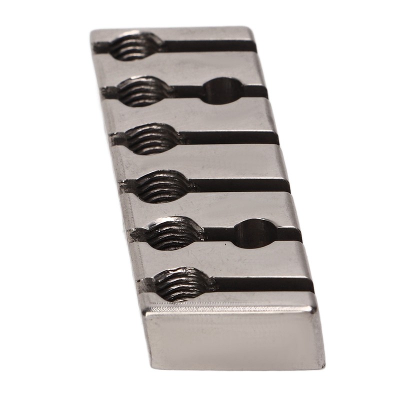 String Locking Nut 42mm Professional Silver Metal 6 String Locking