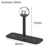 LIGHTULIFE 2PC Magnetic 360° Rotation Base Ball for LED Wall