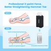 Hammer Toe Straightener 3 Pieces Broken Toe Wraps Toe Breace