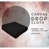 ZUPERIA Black Drop Cloth (9 x 12 Feet - Pack