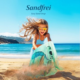 Joyoldelf Children's Beach Towel, 140 x 70 cm, Cotton Bath Towel, Beach Towel for Girls and Boys - Holiday Must Haves