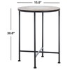 Safavieh Home Collection Lumi Black Agate Accent Table