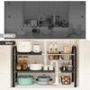 KOSIWU Expandable Under Sink Organizer, 2 Tier Under Sink Shelf