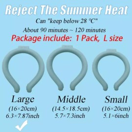 목을 위한 쿨링 스 칼라 쿨러 링 야외 활동에 적합 뜨거운 섬광을 여름 더위 [Green] Cooling Neck Collar Cooler Ring Suitable for Outdoor Activities Hot Flash Summer Heat [Green]