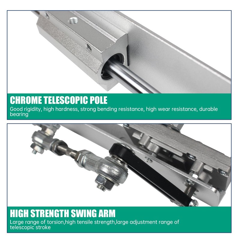 Reciprocating Cycle Linear Actuator, DC 24V Adjustable Telescopic Rocker Arm