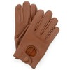 SWIFT WEAR Mens Leather Mesh Driving Gloves, Genuine Soft Lambskin,