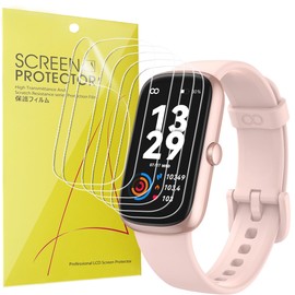 Lamshaw Compatible for Anyloop Fitness Tracker Screen Protector, [6 Pack] Full Coverage TPU Clear Film Compatible for Anyloop B1 1.47 Inches Fitness Tracker Watch (6 Pack)