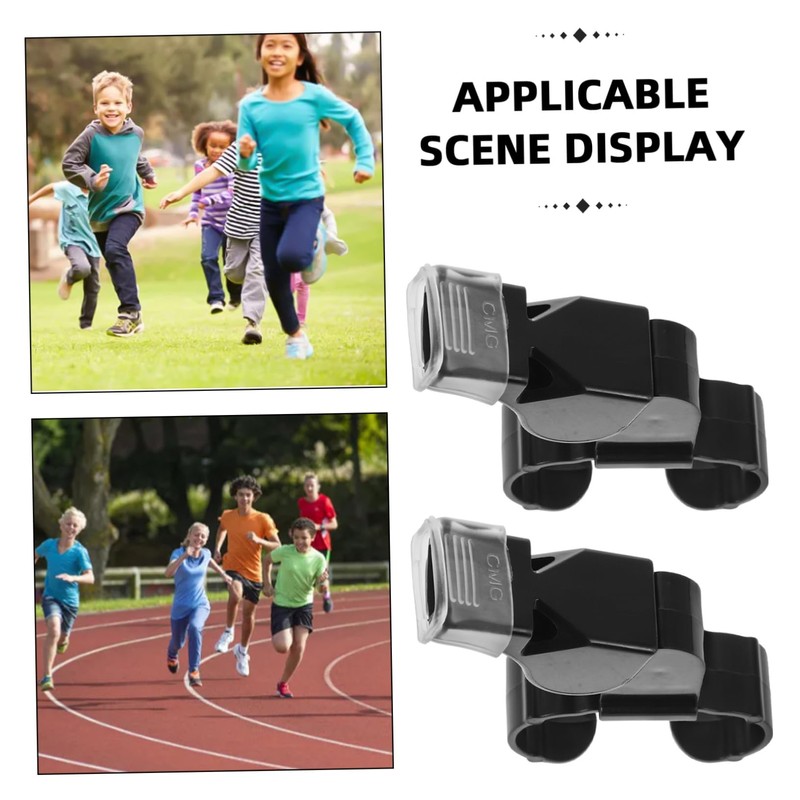 BIUDECO Pcs Sports Game Whistles Ring Whistle for Adults Umpire