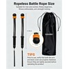 Weighted Ropeless Battle Rope, Adjustable Cordless HIIT Trainer