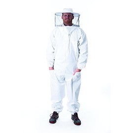 Unisex Master Beekeeper Suit with Round Hood for Beekeeping-Size Small