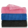 3Pcs African Net Long Bath Net Sponge, Bathing Body Exfoliating