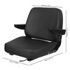 WUSILILU Adjustable Forklift Seat with Armrest, Driver Side Tractor Seat,