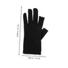 SAFIGLE UV Protective Half Finger Beauty Salon Gloves for Manicure