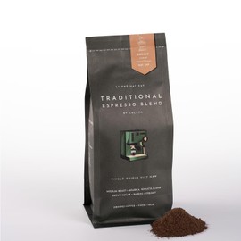 TRADITIONAL ESPRESSO BLEND - Vietnamese Pre-Ground Coffee (17.6 oz / 500g, Traditional Espresso Blend)