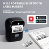 Phomemo M110 Label Printer Portable Thermal Label Receipt Maker+3 Roll