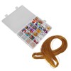 278Pcs Braid Accessories Dirty Braid Hair Ring Wig Beaded Resin