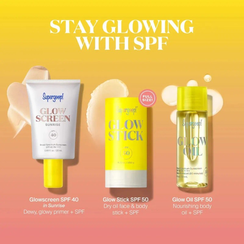 Kit De Bloqueadores Supergoop All Day Glow Spf Set