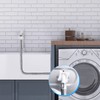 Stainless Steel Washing Machine Hose With Quick Connect，Portable Water Inlet