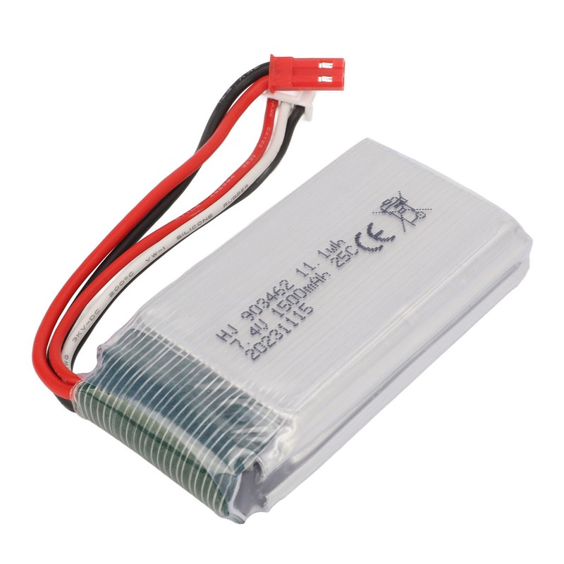 7.4V 1500mAh RC Car Lithium Battery with JST Plug 903462