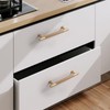 9BUILD 10 Pack Knurled Cabinet Pulls 5 Inch Champagne Bronze