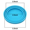 SLSON 4 Pack Pet Food Can Cover Set, Universal Silicone