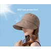 MAKFORT Sun Hat Foldable Summer Hat Women's Breathable Hat Visor