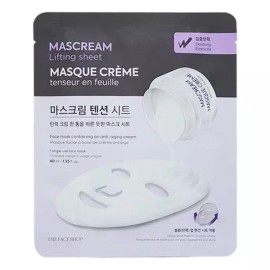 The Face Shop 더페이스샵 집중탄력 마스크림 텐션 시트 40ml THE FACE SHOP Intensive Elasticity Mask Cream Tension Sheet 40ml