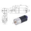 DC Gear Motor Electric Micro Speed Reduction Geared Motor with