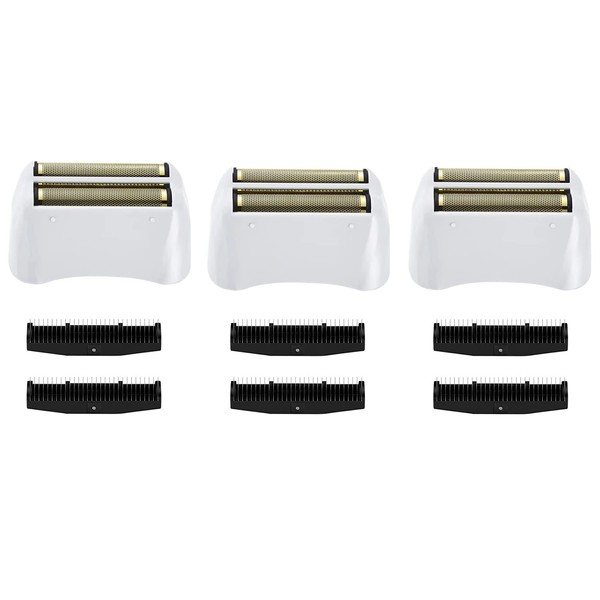 3 Pack Shaver Replacement Foil and Cutters compatible with"andis #17150 shaver foil replacement" Golden