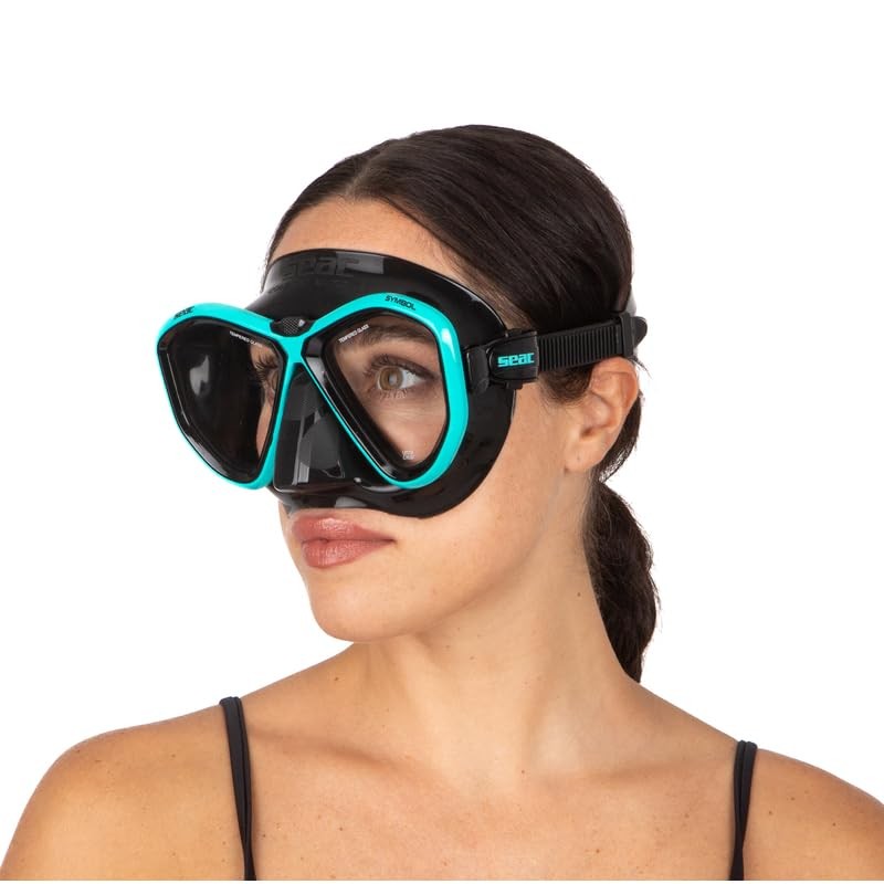 Seac Symbol, Made in Italy Dual Lens Diving Mask with