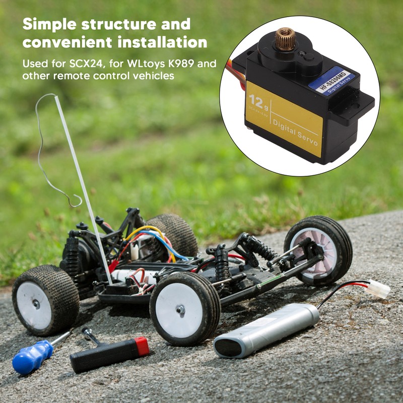 HOBBYFANS Servo 2.2KG Metal Gear Servo with Servo Arm for