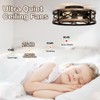 SabvioZh Farmhouse Caged Ceiling Fan with Light Flush Mount, Small