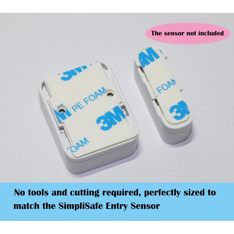 Replacement Adhesive for SimpliSafe Entry Sensors, Pre-Cut, Easy to Install,