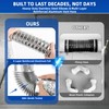 CELSOL 10FT 4" Heavy-Duty Dryer Vent Kit - Fire-Safe Aluminum