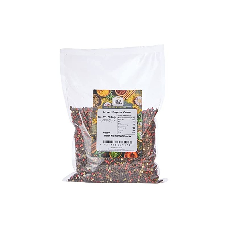 Old India Mixed Pepper Corns 750 g