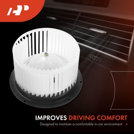 A-Premium HVAC Heater Blower Motor and Resistor Assembly Compatible with Ford Vehicle - F-250 Super Duty, F-350 Super Duty, F-450 Super Duty, F-550 Super Duty, Excursion - Front Side, 2-PC Set