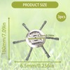 EujRcf 1Pcs Durable Strimmer Head, Wire Strimmer Head, 180mm Diameter,