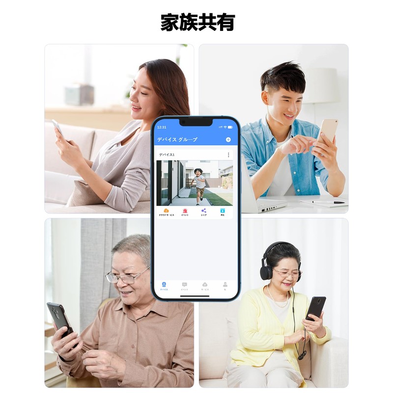 OOSSXX Security Camera, Network Camera, Wi-Fi Camera, Pet Camera, Dome