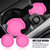 CGEAMDY 2 Stück Auto rutschfeste Eingebettet in Ornamente Getränkehalter Untersetzer,