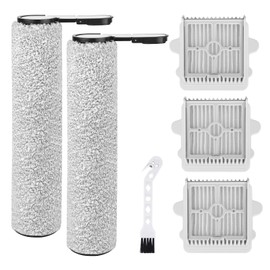 Detetap F25 Series Roller Brushes and HEPA Filters Compatible with Roborock F25, F25 ACE, F25 ALT, F25 LT, F25 RT, F25 GT Wet Dry Vacuum Cleaner-6 Pack