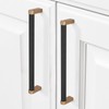 BUKOBYHE 10 Pack 7.5Inch(192mm) Kitchen Cabinet Handles Black and Champagne