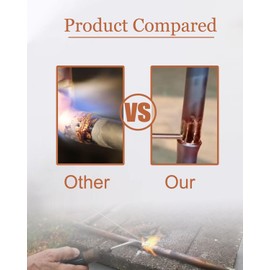 Brazing Rods 15% Silver, Cadhena BCuP-5 Brazing Rod 1/13" X 13.78", 7 Rods Silver Solder for Air-conditioners Refrigerator HVAC Industry