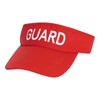 Marrywindix 1 Pcs Red Lifeguard Visor Hat Sport Wear Athletic