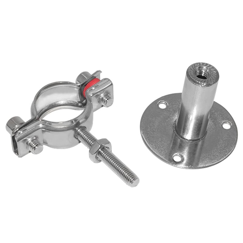 Beduan 1.77 Inch Stainless Steel Pipe Support Wall Ceiling Mount