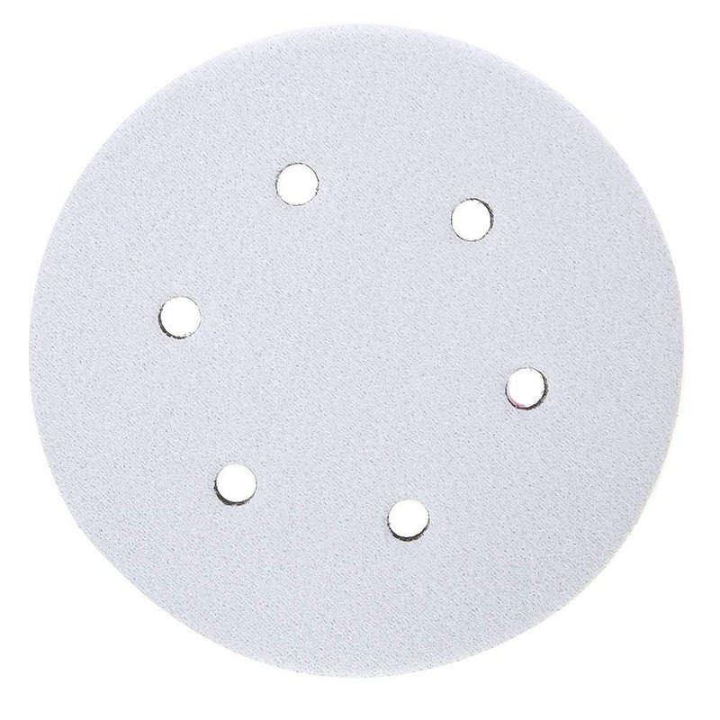 ExcInter 1PCS 150mm 6 Holes Sanding Soft Pad Buffer Sponge