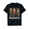 Christmas Outfit Cowboy Nutcracker Figure Christmas Pyjamas T-Shirt, black
