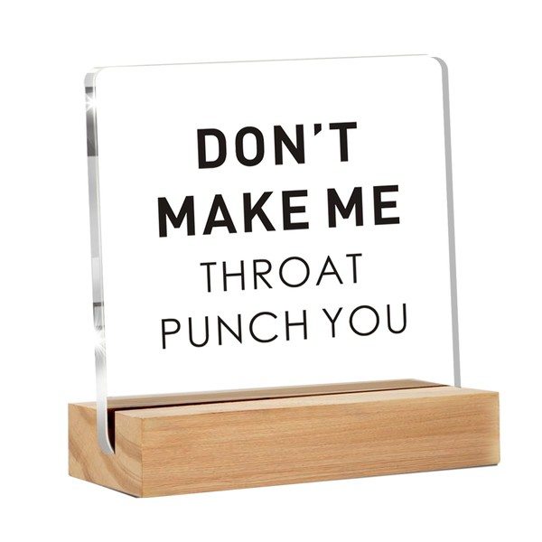 Funny Office Gift for Friend, Office Desk Decor, Don't Make